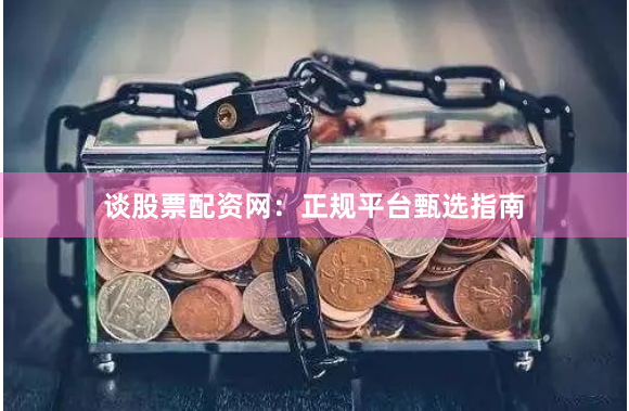 谈股票配资网：正规平台甄选指南